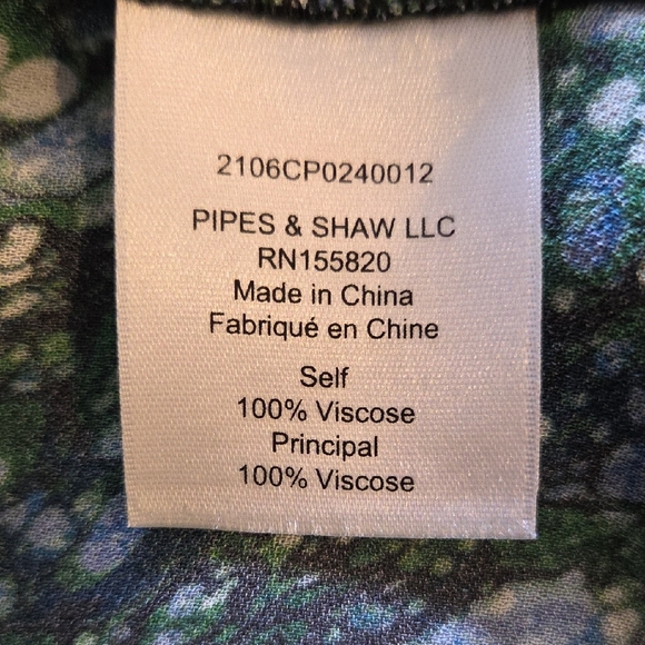 VERONICA BEARD Candita printed chiffon blouse - Picture 8 of 9